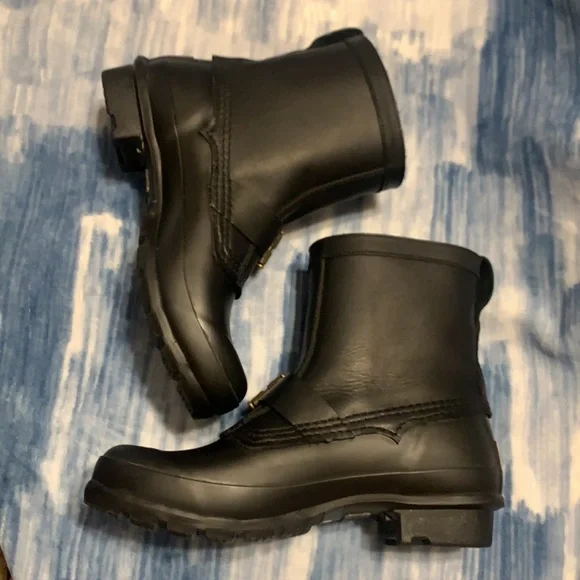 Rare Hunter Original Biker Boot Short Black 6M/7F. Eur38 - Picture 2 of 12